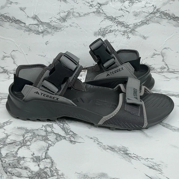 NEW adidas Terrex Hydroterra Sandal Charcoal Gray Black Mens Size 11 IE8009 s-l1200.png main image 2